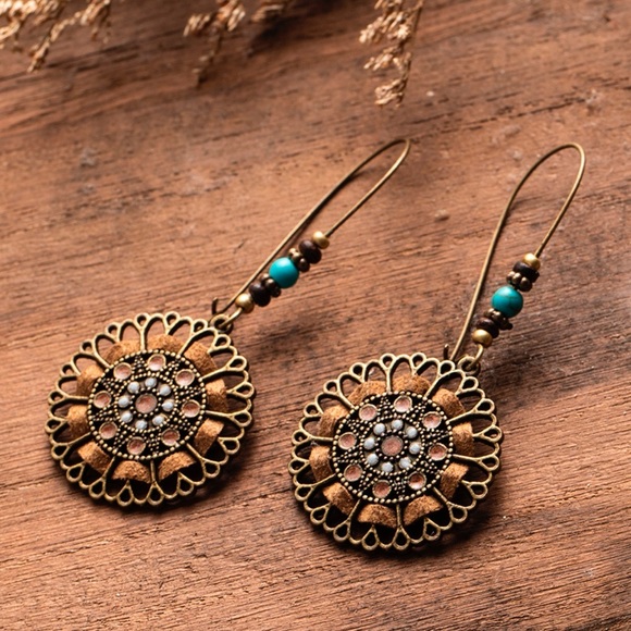 Any 2/$20! Gold Beaded Boho Threader Earrings - Picture 4 of 7